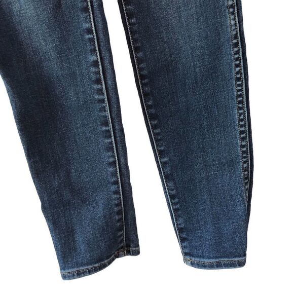 Madewell 10” high rise skinny jeans dark blue wash - Picture 7 of 10